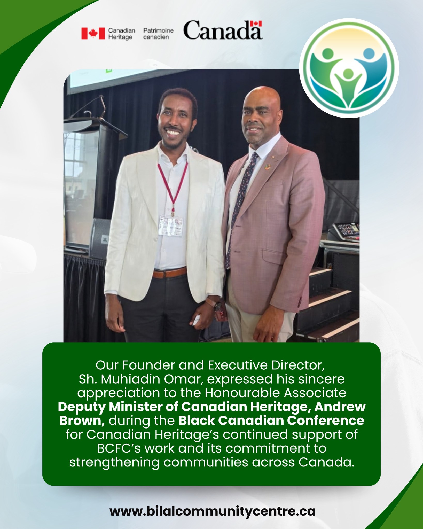 BCFC at Black Canadian Conference