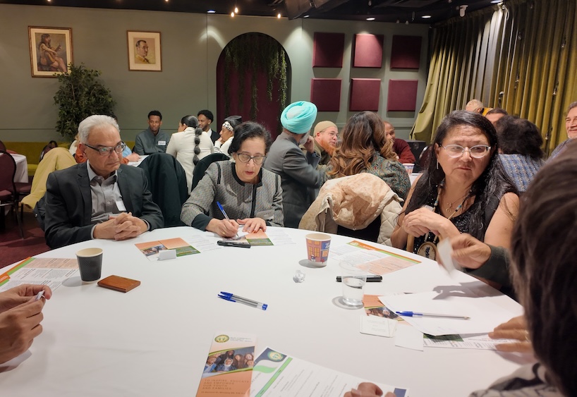BCFC community partners and leaders collaborating in a round-table session
