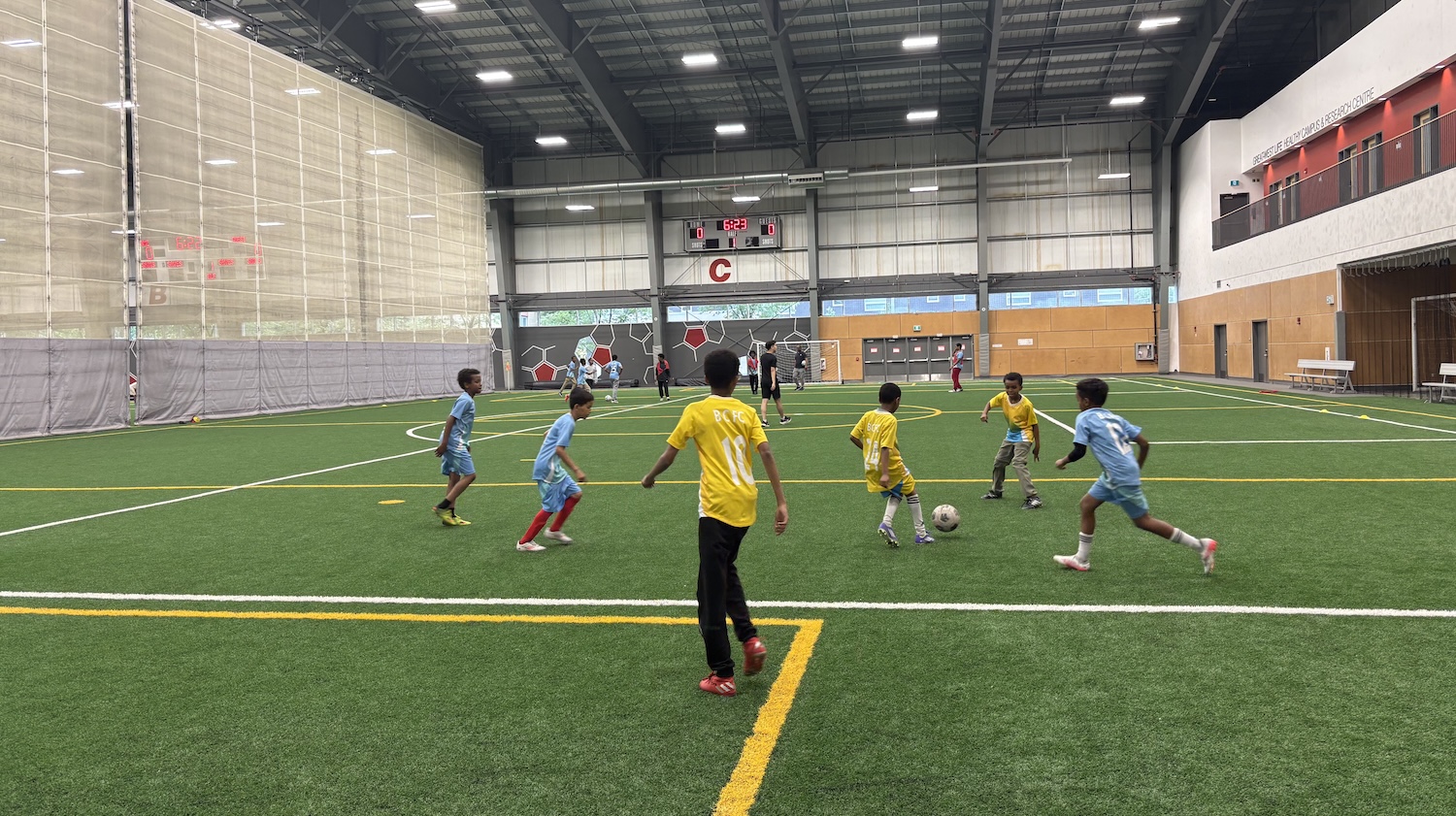 Bilal Community & Family Centre Youth Soccer Match Action