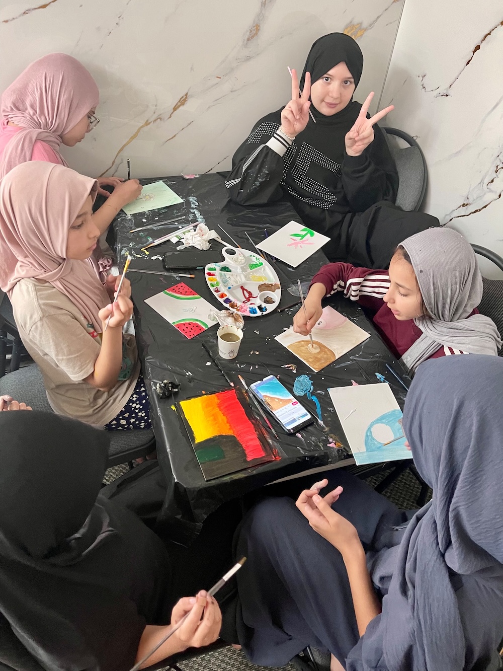 Creative arts and painting workshop